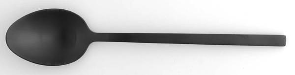 Matte Black (Stainless) Place/Oval Soup Spoon