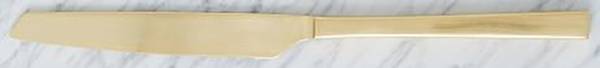 Gold (Gold Electroplate) Cake Knife with Stainless Blade