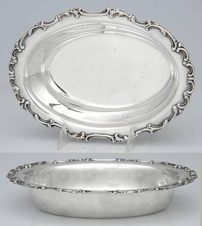 4594 (Sterling, Hollowware) 10" Oval Vegetable (Set of 2)