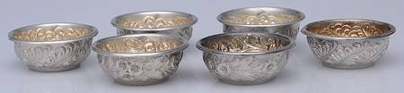 3555 (Sterling, Hollowware) Individual Open Salt No Liner (Set of 6)