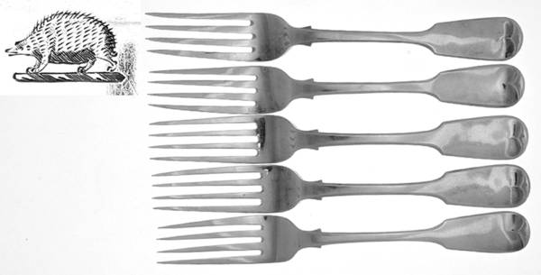 WME13 (Sterling) Fork - Set of 5