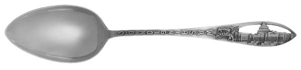 States & Cities Souvenir Spoons(Sterling) Washington DC Five O'Clock Spoon