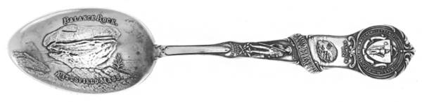 States (Sterling) Massachusetts Teaspoon