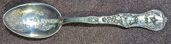 States (Sterling) Texas Five O'Clock Spoon