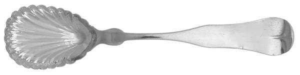 Coin Silver Flatware Sugar Shell Spoon