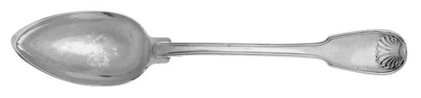 Coin Silver Flatware Tablespoon (Serving Spoon)