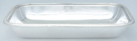 52143 (Silverplate, Hollowware) Rectangular Covered Vegetable,No Lid