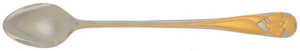 Adena (Stainless, Gold Accent) Iced Tea Spoon