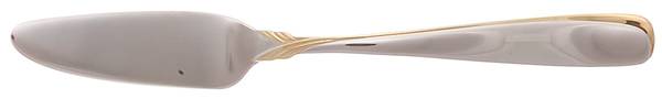 Affair-Gold (Stainless, Gold Accent) Flat Handle Butter Spreader
