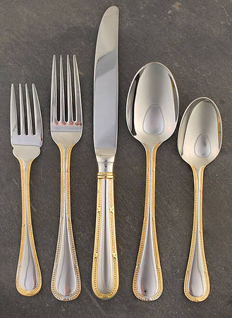 Allegra (Stainless) 5 Piece Place Setting