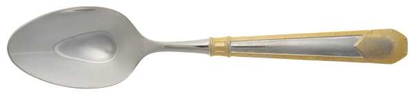 Axis-Gold (Stainless, Gold Accent) Place/Oval Soup Spoon