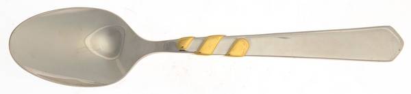 Balteus (Stainless, Gold Accent) Teaspoon