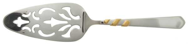 Balteus (Stainless, Gold Accent) Solid Pastry Server