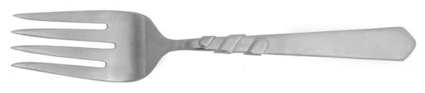 Balteus (Stainless) Medium Solid Cold Meat Serving Fork