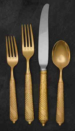 Byzantine (Gold Electroplate) 4 Piece Place Setting