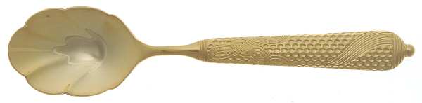 Byzantine (Gold Electroplate) Sugar Shell Spoon