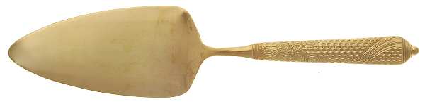 Byzantine (Gold Electroplate) Solid Pastry Server