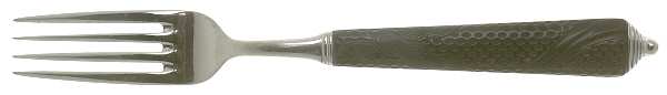 Byzantine (Stainless, Black Handle) Fork