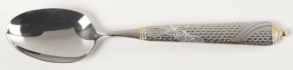 Byzantine (Stainless-Gold Accent) Place/Oval Soup Spoon