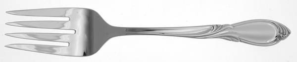 Cache (Stainless-Glossy) Large Solid Cold Meat Serving Fork