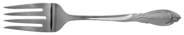 Cache (Silverplate) Large Solid Cold Meat Serving Fork