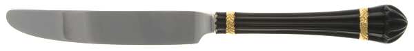 Carouselle-Black (Stainless, Gold Accent) New French Hollow Knife