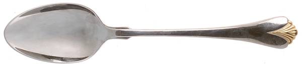 Cara (Stainless, Gold Accent) Tablespoon (Serving Spoon) by Yamazaki