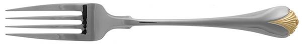 Cara (Stainless, Gold Accent) Fork by Yamazaki
