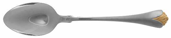 Cara (Stainless, Gold Accent) Five O'Clock Teaspoon