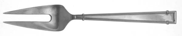 Cartouche (Stainless-Glossyfinish) Medium Solid Cold Meat Serving Fork