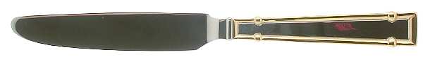 Cartouche (Stainless, Gold Accent) New French Hollow Knife