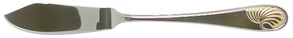 Celine (Stainless, Gold Accent) Flat Handle Master Butter Knife