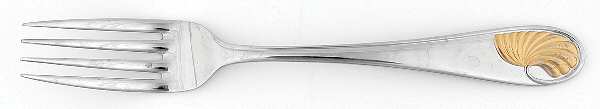 Celine (Stainless, Gold Accent) Fork