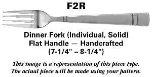 Chelsea (Stainless) Dinner Fork Solid Individual HC