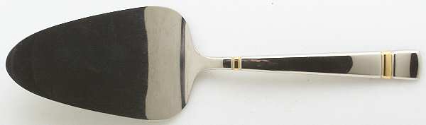 Chelsea-Gold Accent (Stainless, Glossy) Solid Pastry Server