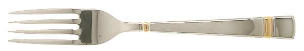 Chelsea-Gold Accent (Stainless, Glossy) Individual Salad Fork