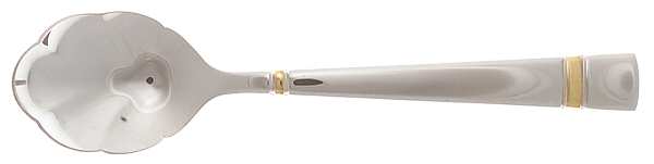 Chelsea-Gold Accent (Stainless, Glossy) Sugar Shell Spoon