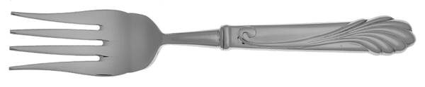 Cove (Stainless-Glossy) Cold Meat Fork Large, Stainless Tines HC