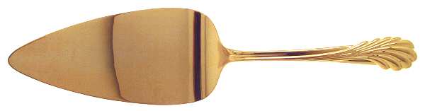 Cove (Gold Electroplate) All Stainless Pie Server