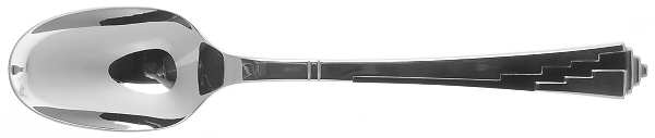Dakota-Black (Stainless, Black Accent) Place/Oval Soup Spoon