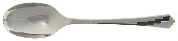 Dakota-Black (Stainless, Black Accent) Tablespoon (Serving Spoon)
