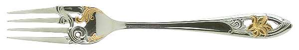 Essence (Stainless, Gold Accent) Individual Salad Fork