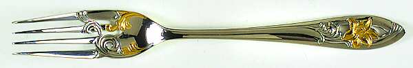 Essence (Stainless, Gold Accent) Fork