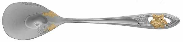 Essence (Stainless, Gold Accent) Sugar Spoon