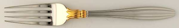 Eternity (Stainless, Gold Accent) Fork by Yamazaki