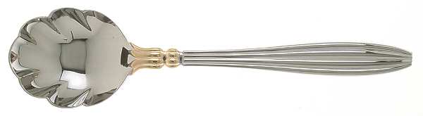 Eternity (Stainless, Gold Accent) Sugar Shell Spoon by Yamazaki