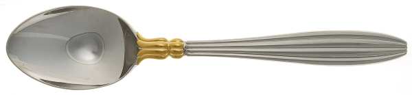 Eternity (Stainless, Gold Accent) Tablespoon (Serving Spoon) by Yamazaki