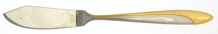 Filar-Gold (Stainless, Gold Accent) Flat Handle Master Butter Knife by Yamazaki