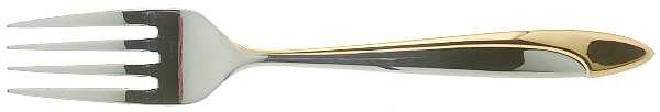 Filar-Gold (Stainless, Gold Accent) Individual Salad Fork