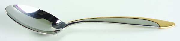 Filar-Gold (Stainless, Gold Accent) Tablespoon (Serving Spoon)
